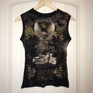 Vintage Harley Davidson Sleeveless T-Shirt (NWOT)
